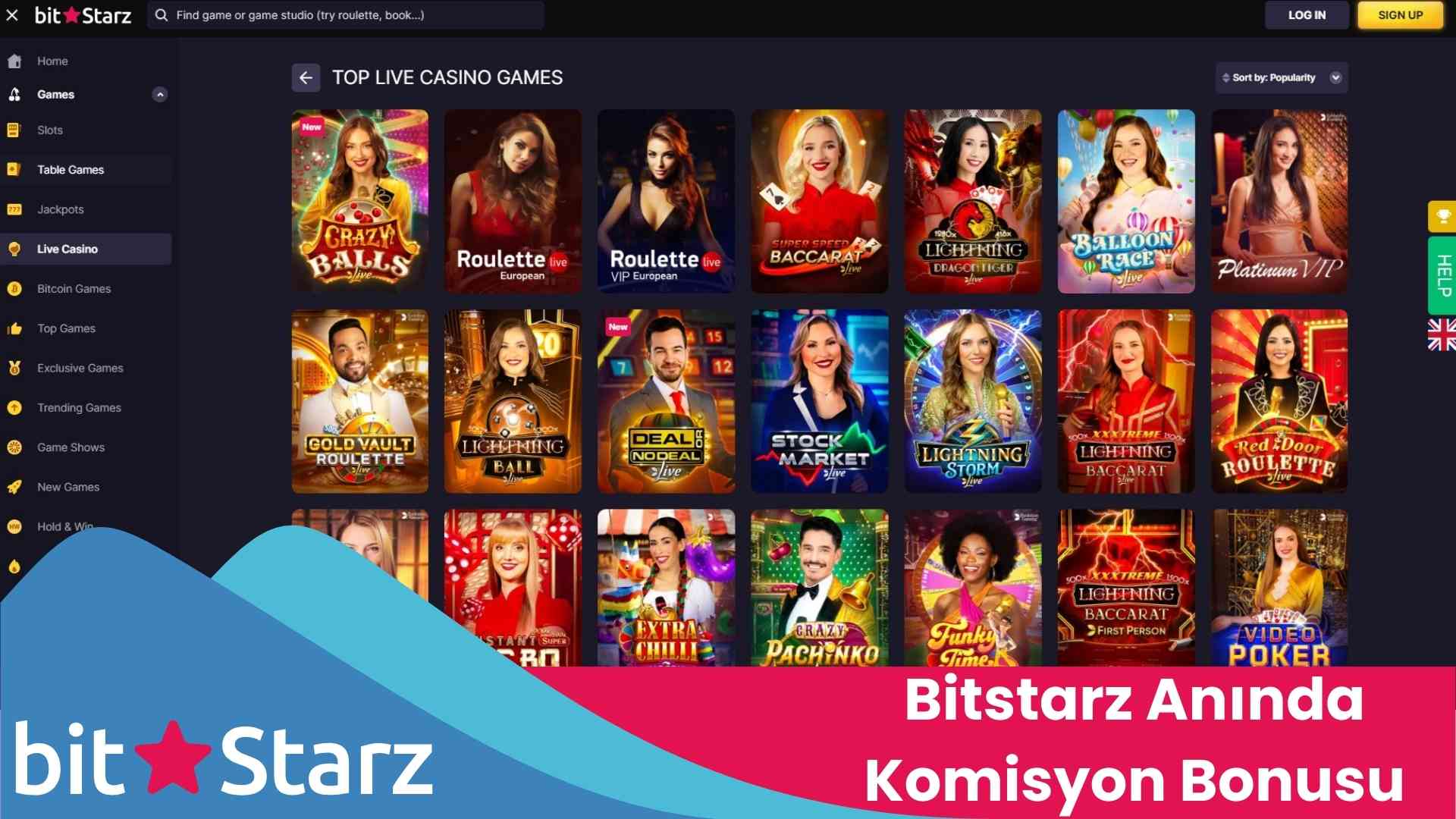 Bitstarz Anında Komisyon Bonusu