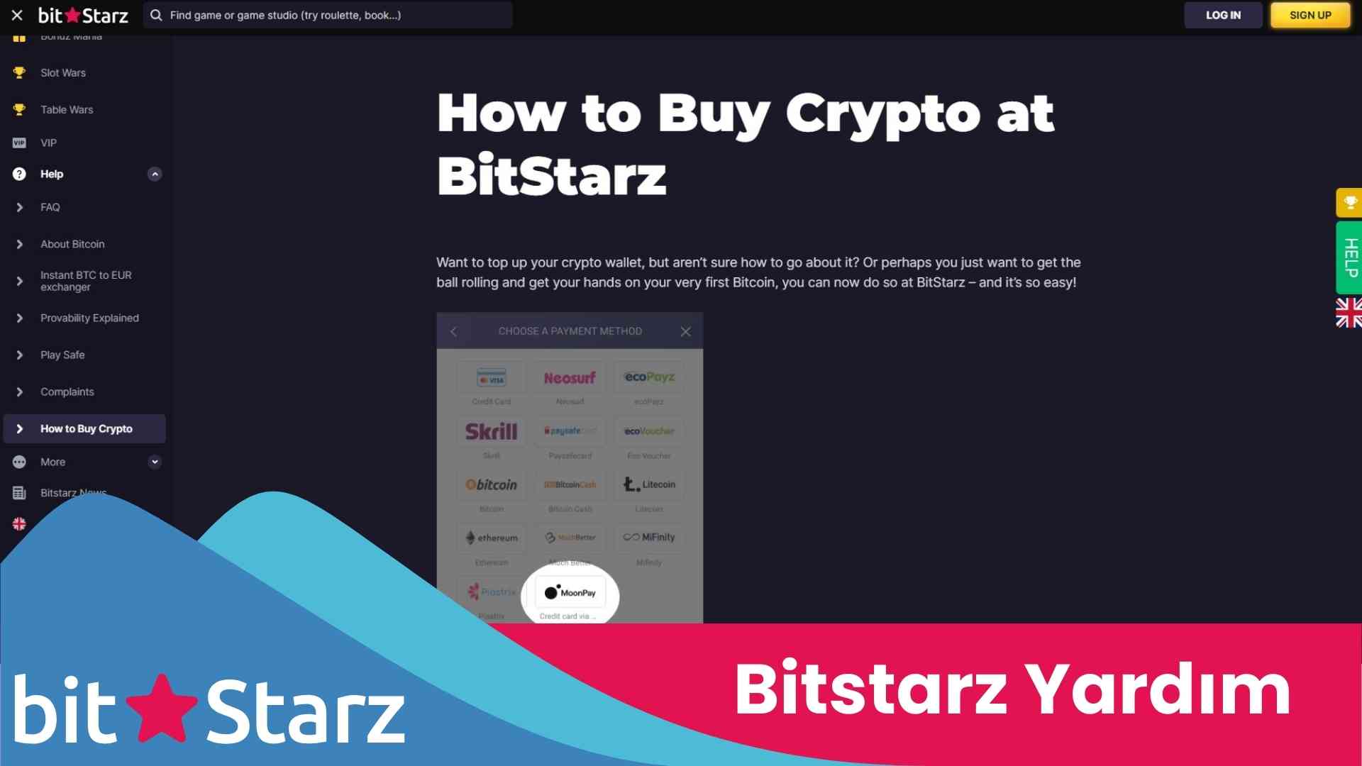 Bitstarz Yardım